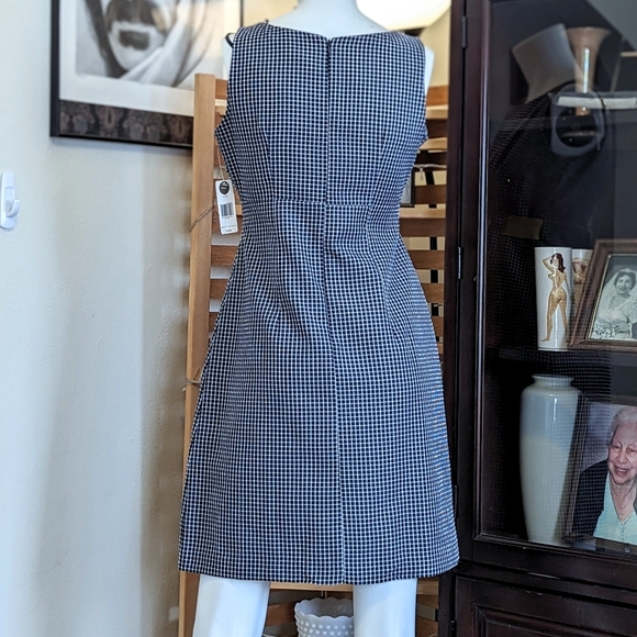 HP🪀🆕️Kim Rodgers Navy & White Dress - Picture 4 of 7